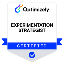 Optimizely Certified Experimentation Strategist badge