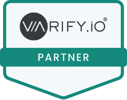 PrettyDamnGreat Varify.io Partner badge
