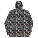 Wolf Hair Print Windbreaker