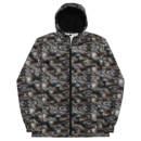 Wolf Hair Print Windbreaker
