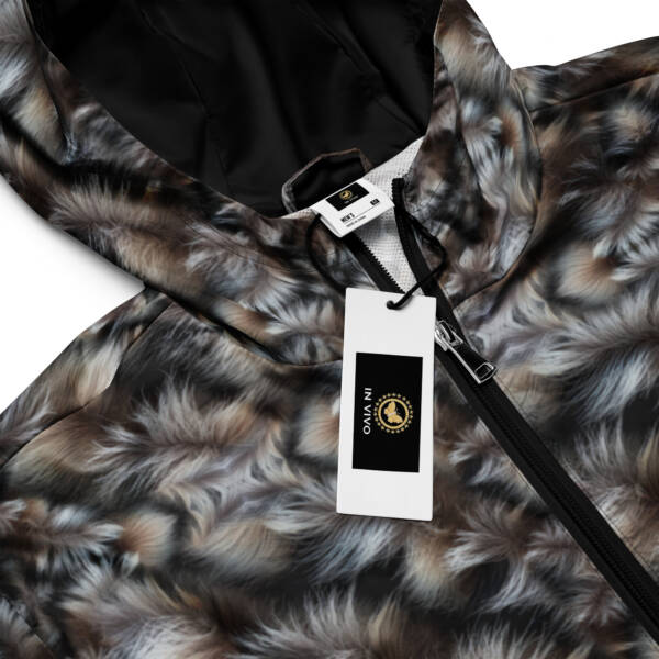 Wolf Hair Print Windbreaker - Image 7